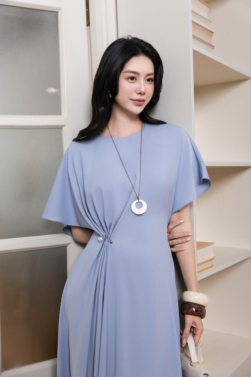 Sixdo Sky Woven Flared Dress